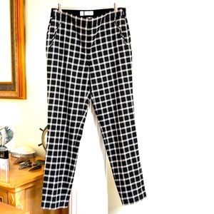 Per Se by Carlisle Black and Tan Plaid Academia Pants 👖
